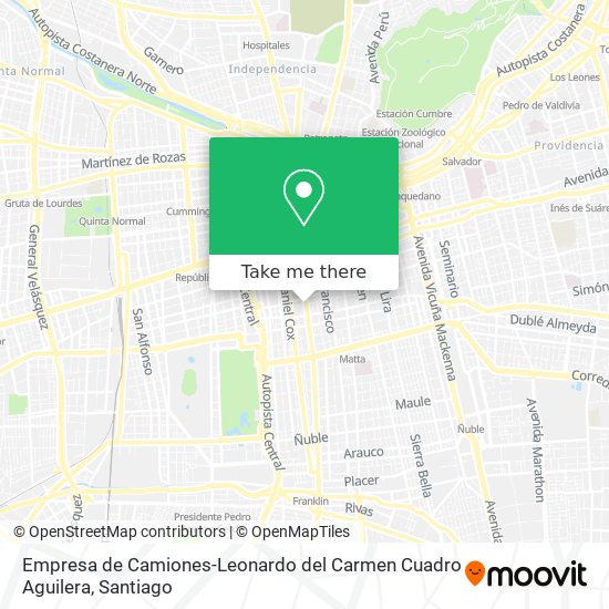 Empresa de Camiones-Leonardo del Carmen Cuadro Aguilera map