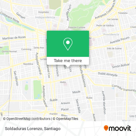 Soldaduras Lorenzo map