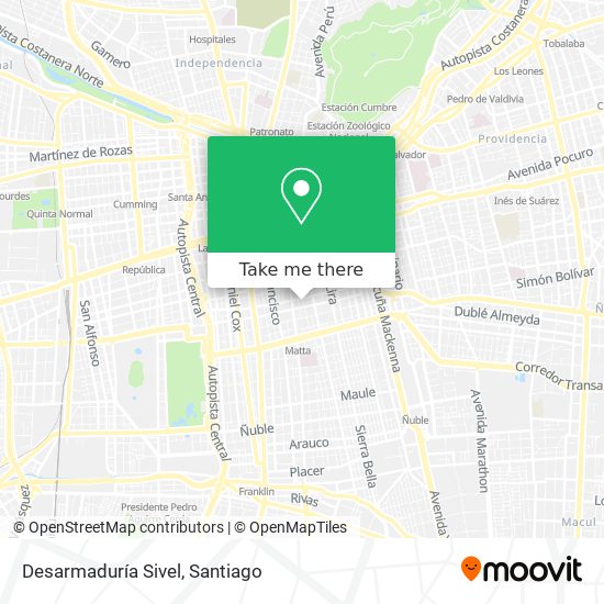 Mapa de Desarmaduría Sivel
