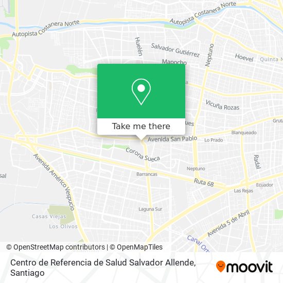 Centro de Referencia de Salud Salvador Allende map