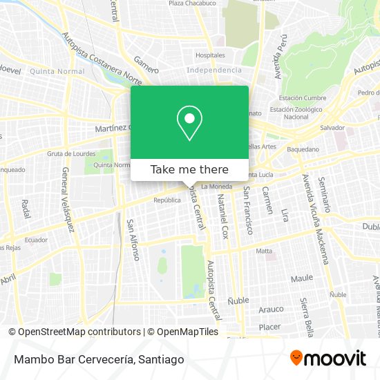 Mambo Bar Cervecería map