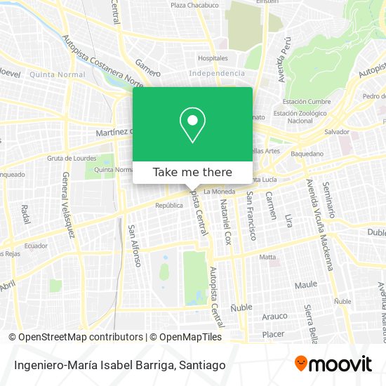 Mapa de Ingeniero-María Isabel Barriga
