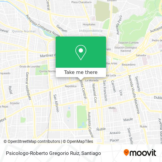 Psicologo-Roberto Gregorio Ruiz map