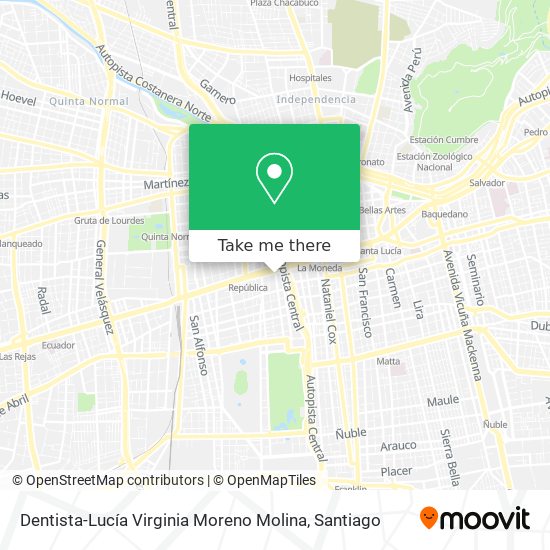 Dentista-Lucía Virginia Moreno Molina map