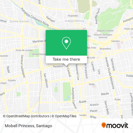 Mobell Princess map