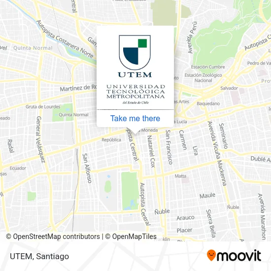 UTEM map