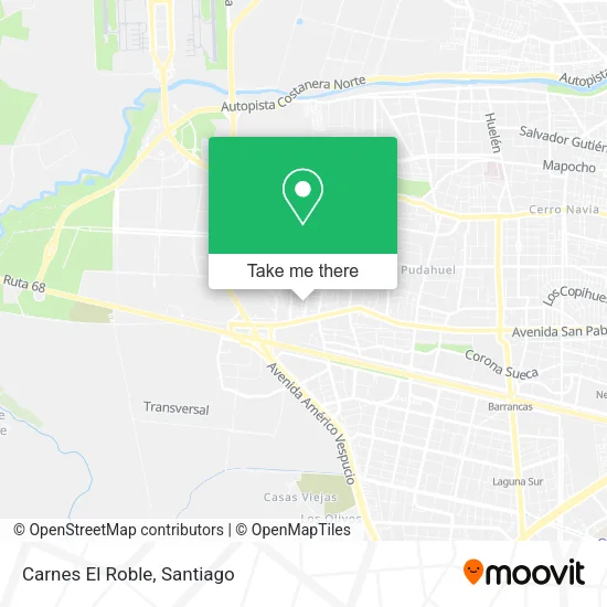 Carnes El Roble map