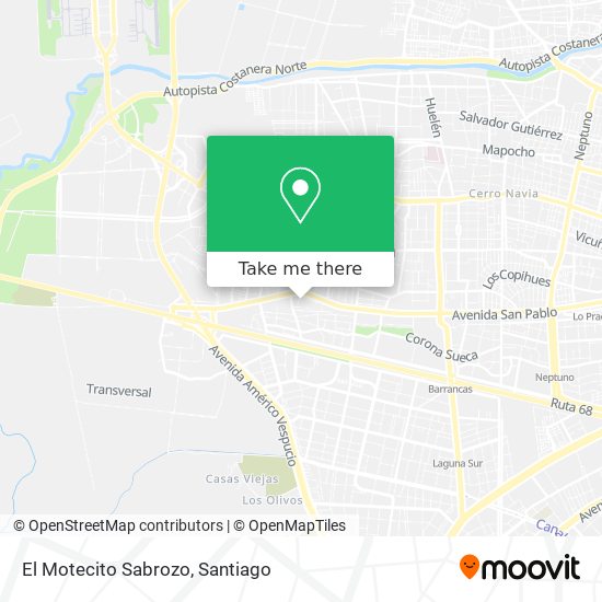 El Motecito Sabrozo map