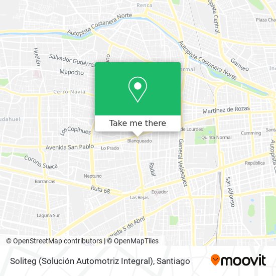 Soliteg (Solución Automotriz Integral) map