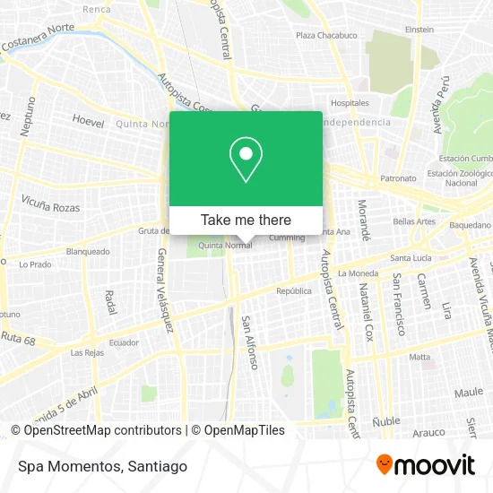 Spa Momentos map