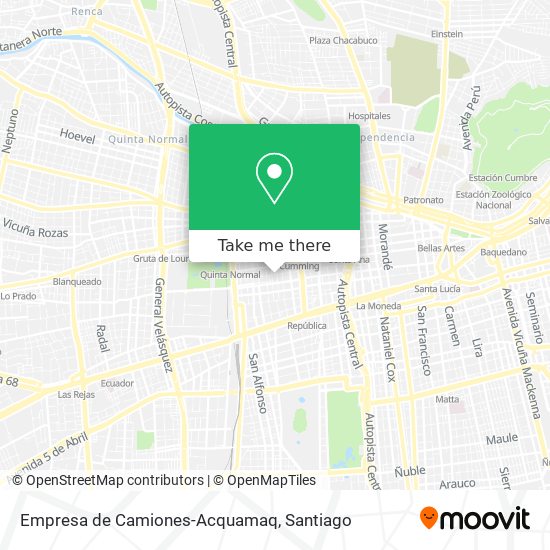 Empresa de Camiones-Acquamaq map
