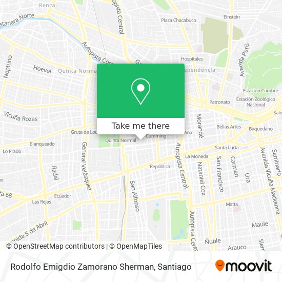 Rodolfo Emigdio Zamorano Sherman map