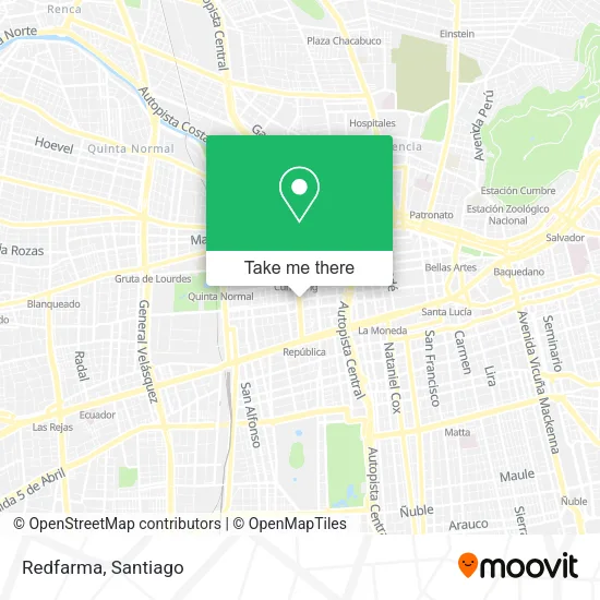 Redfarma map