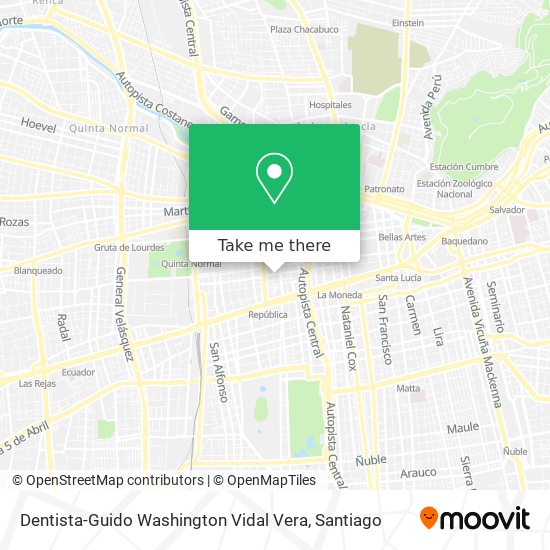Mapa de Dentista-Guido Washington Vidal Vera