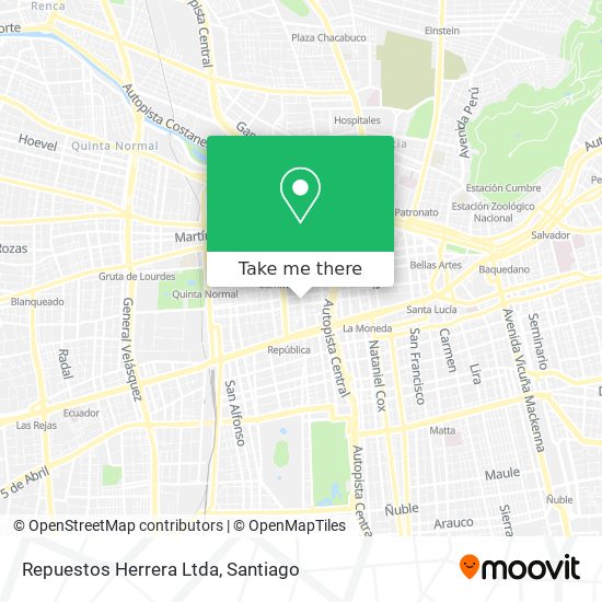 Repuestos Herrera Ltda map