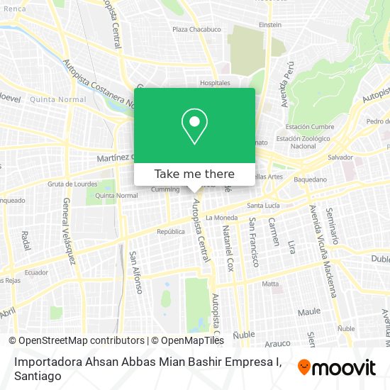 Importadora Ahsan Abbas Mian Bashir Empresa I map