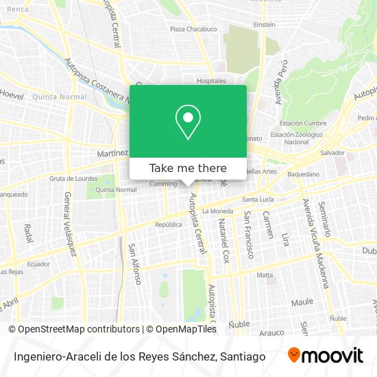 Ingeniero-Araceli de los Reyes Sánchez map