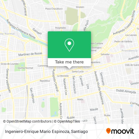 Ingeniero-Enrique Mario Espinoza map