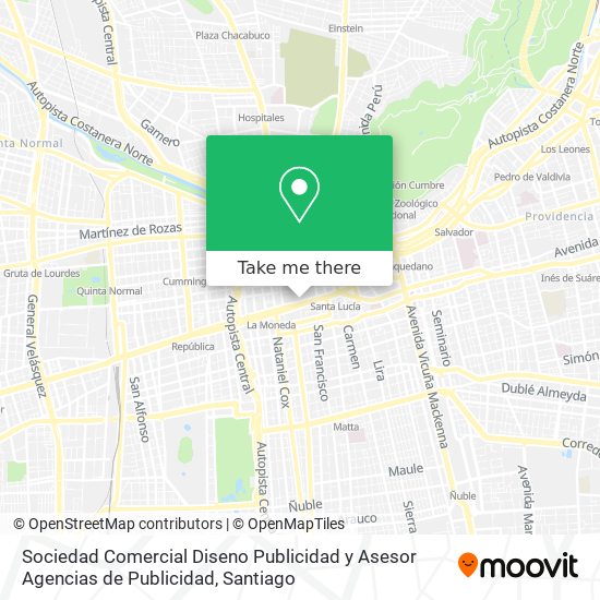 Sociedad Comercial Diseno Publicidad y Asesor Agencias de Publicidad map