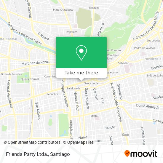 Friends Party Ltda. map