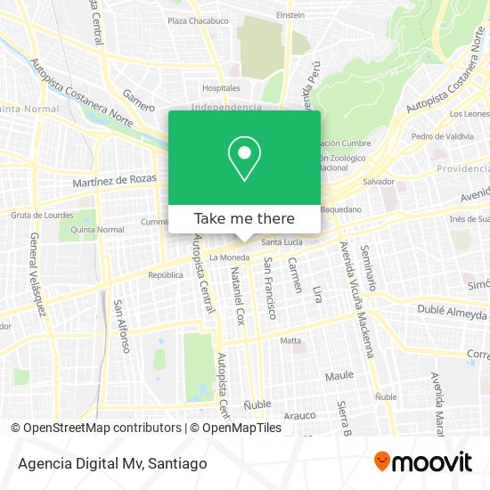 Mapa de Agencia Digital Mv