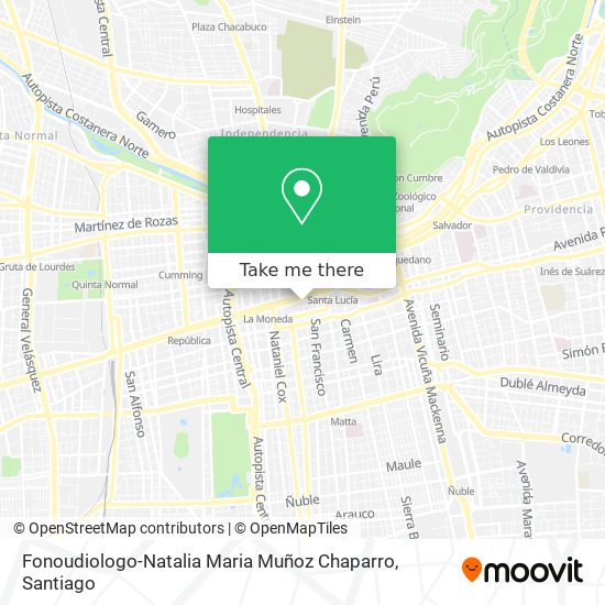 Fonoudiologo-Natalia Maria Muñoz Chaparro map