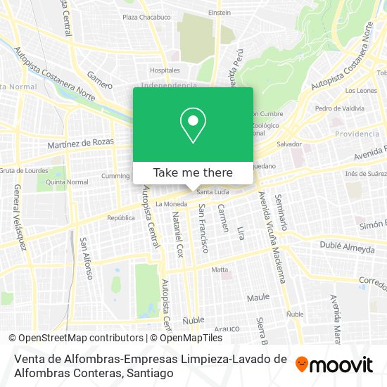 Venta de Alfombras-Empresas Limpieza-Lavado de Alfombras Conteras map