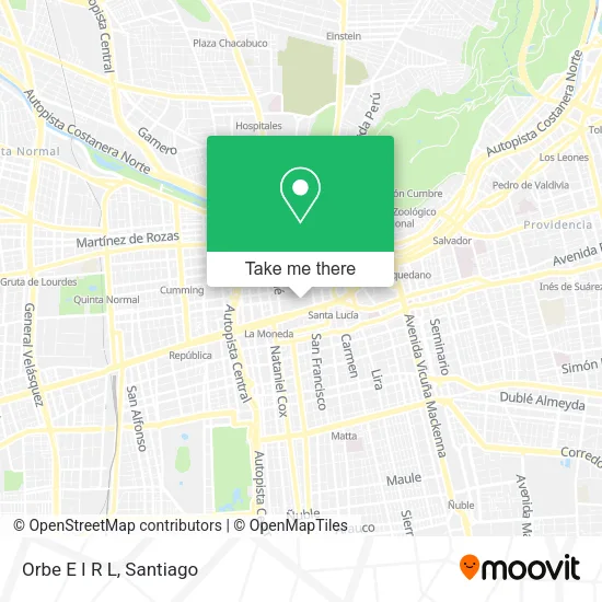 Orbe E I R L map