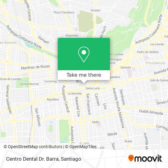 Centro Dental Dr. Barra map