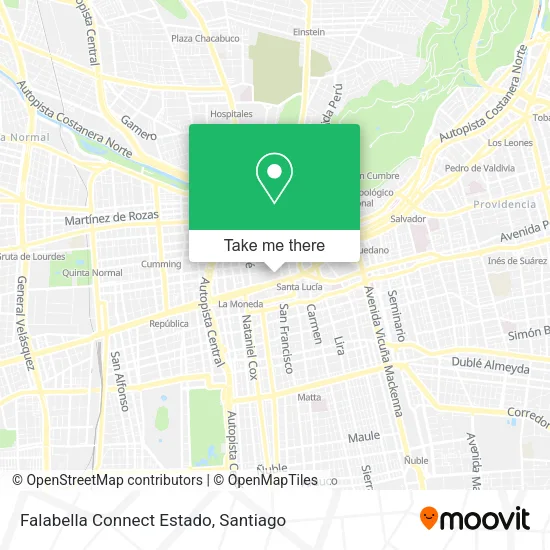 Falabella Connect Estado map