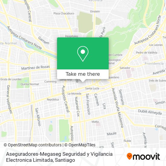 Aseguradores-Megaseg Seguridad y Vigilancia Electronica Limitada map