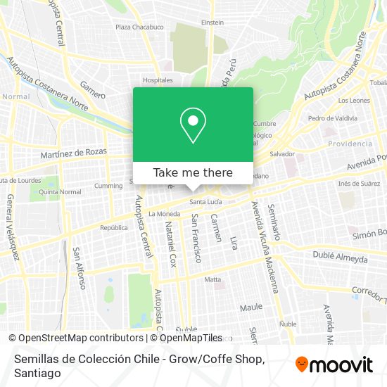 Semillas de Colección Chile - Grow / Coffe Shop map