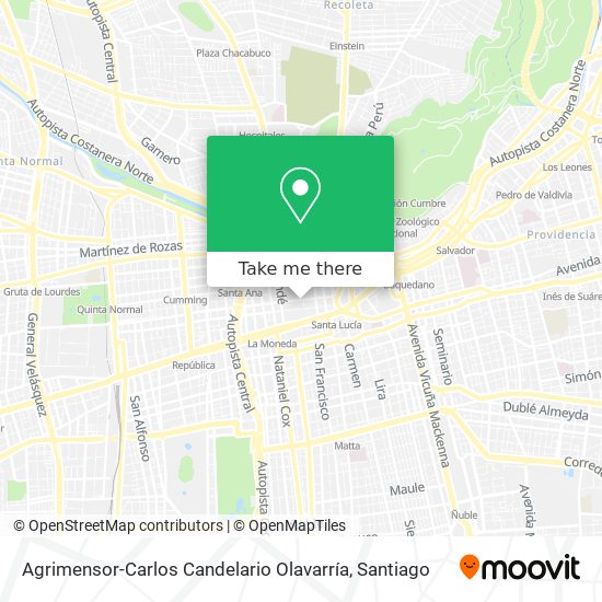 Agrimensor-Carlos Candelario Olavarría map