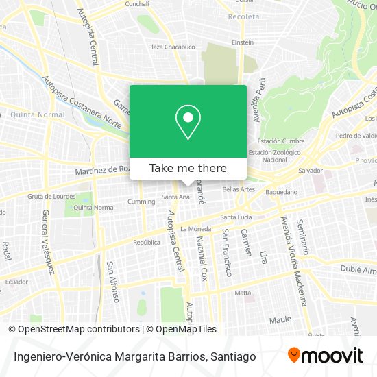 Ingeniero-Verónica Margarita Barrios map