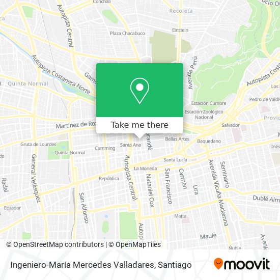 Ingeniero-María Mercedes Valladares map