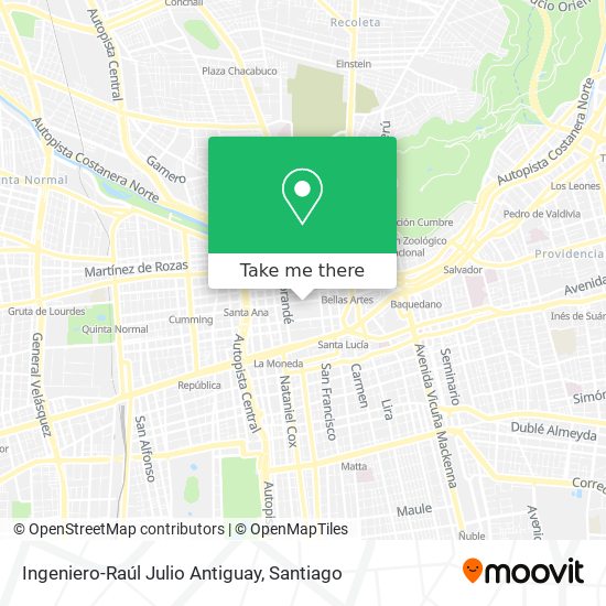 Mapa de Ingeniero-Raúl Julio Antiguay