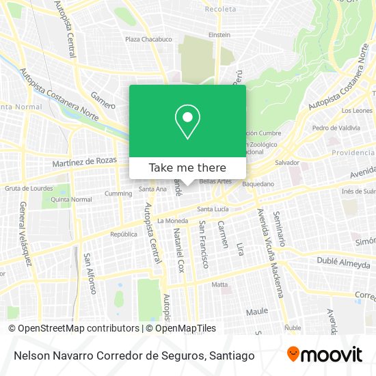 Nelson Navarro Corredor de Seguros map