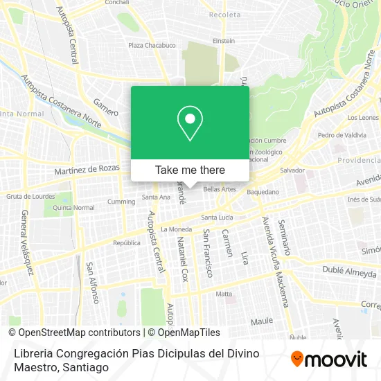 Libreria Congregación Pias Dicipulas del Divino Maestro map