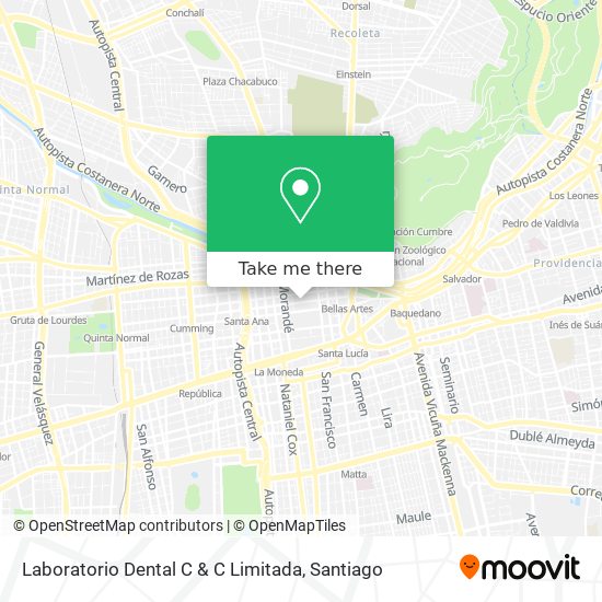 Laboratorio Dental C & C Limitada map
