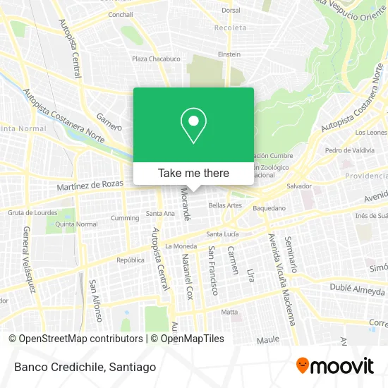 Banco Credichile map