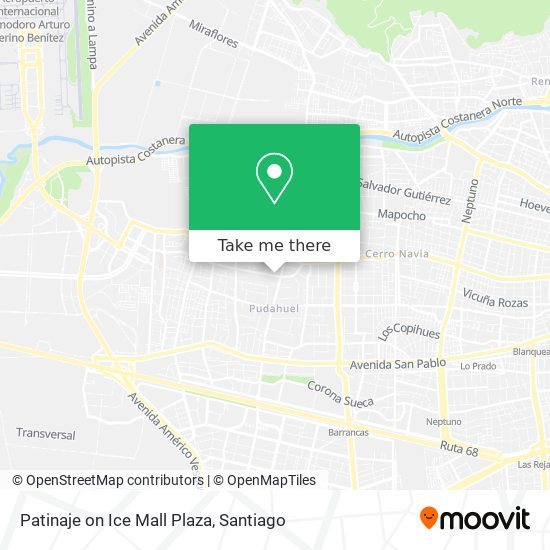 Patinaje on Ice Mall Plaza map