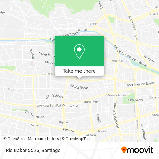 Rio Baker 5526 map