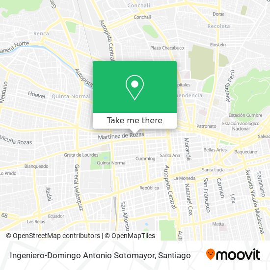 Ingeniero-Domingo Antonio Sotomayor map
