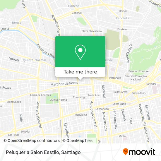 Peluqueria Salon Esstilo map