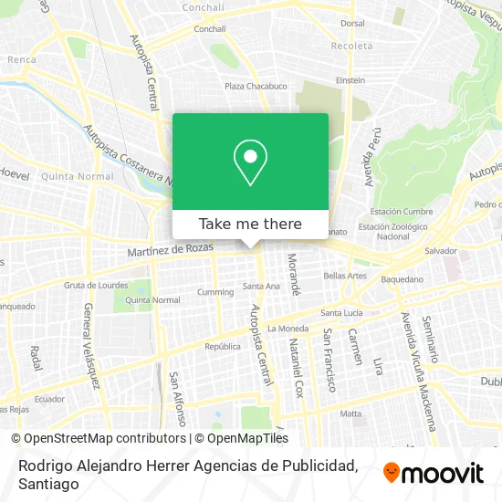 Mapa de Rodrigo Alejandro Herrer Agencias de Publicidad