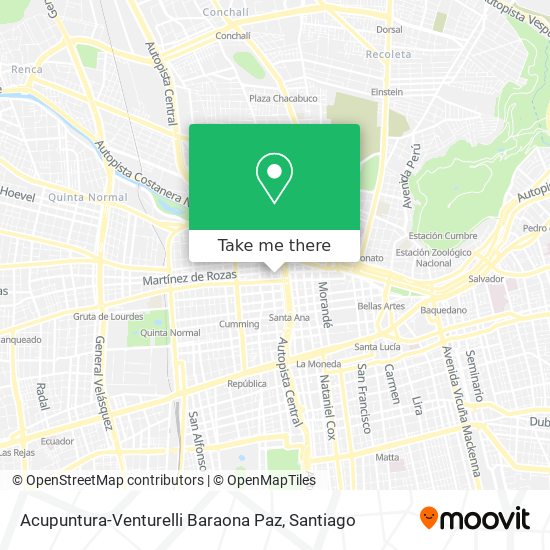 Acupuntura-Venturelli Baraona Paz map