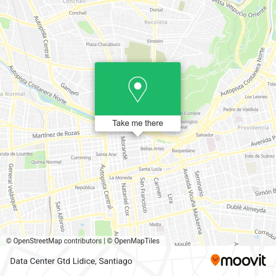 Data Center Gtd Lidice map