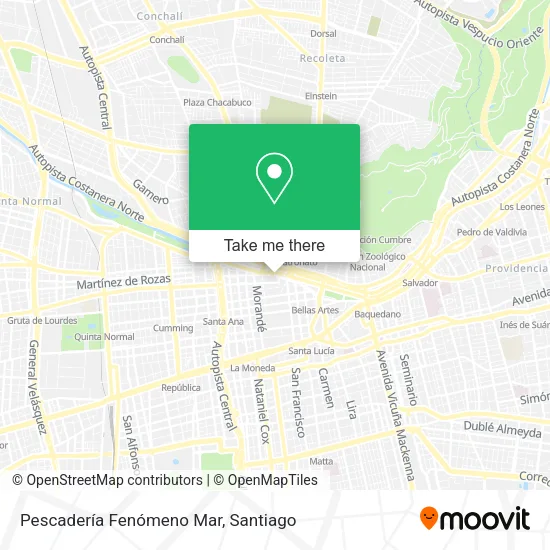 Pescadería Fenómeno Mar map
