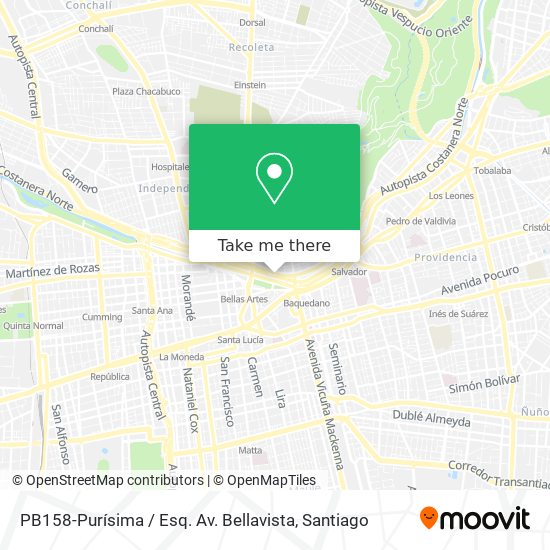 PB158-Purísima / Esq. Av. Bellavista map