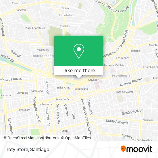 Mapa de Toty Store